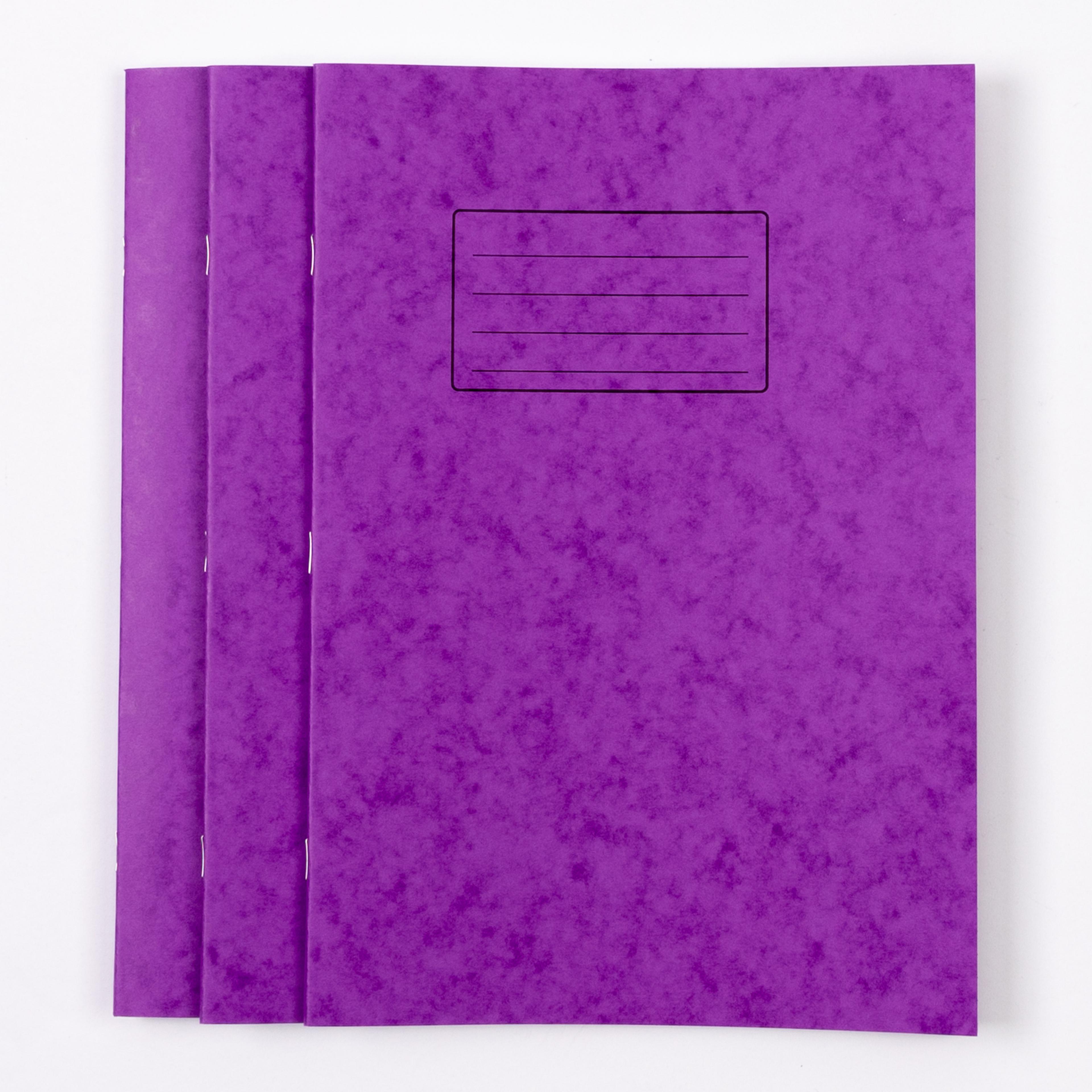 Classmates A4 Exercise Book 64 Page, 7mm Squared, Purple -  Pack of 50