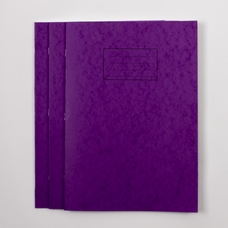 Classmates A4 Exercise Book 96 Page, 8mm Ruled With Margin, Purple - Pack of 50