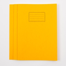 Classmates A4+ Exercise Book 48 Page, 12mm Ruled With Margin/Plain Alternate, Yellow - Pack of 50