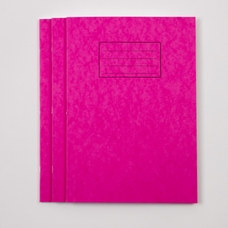 Classmates A4 Exercise Book 80 Page, 8mm Ruled With Margin, Pink - Pack of 50