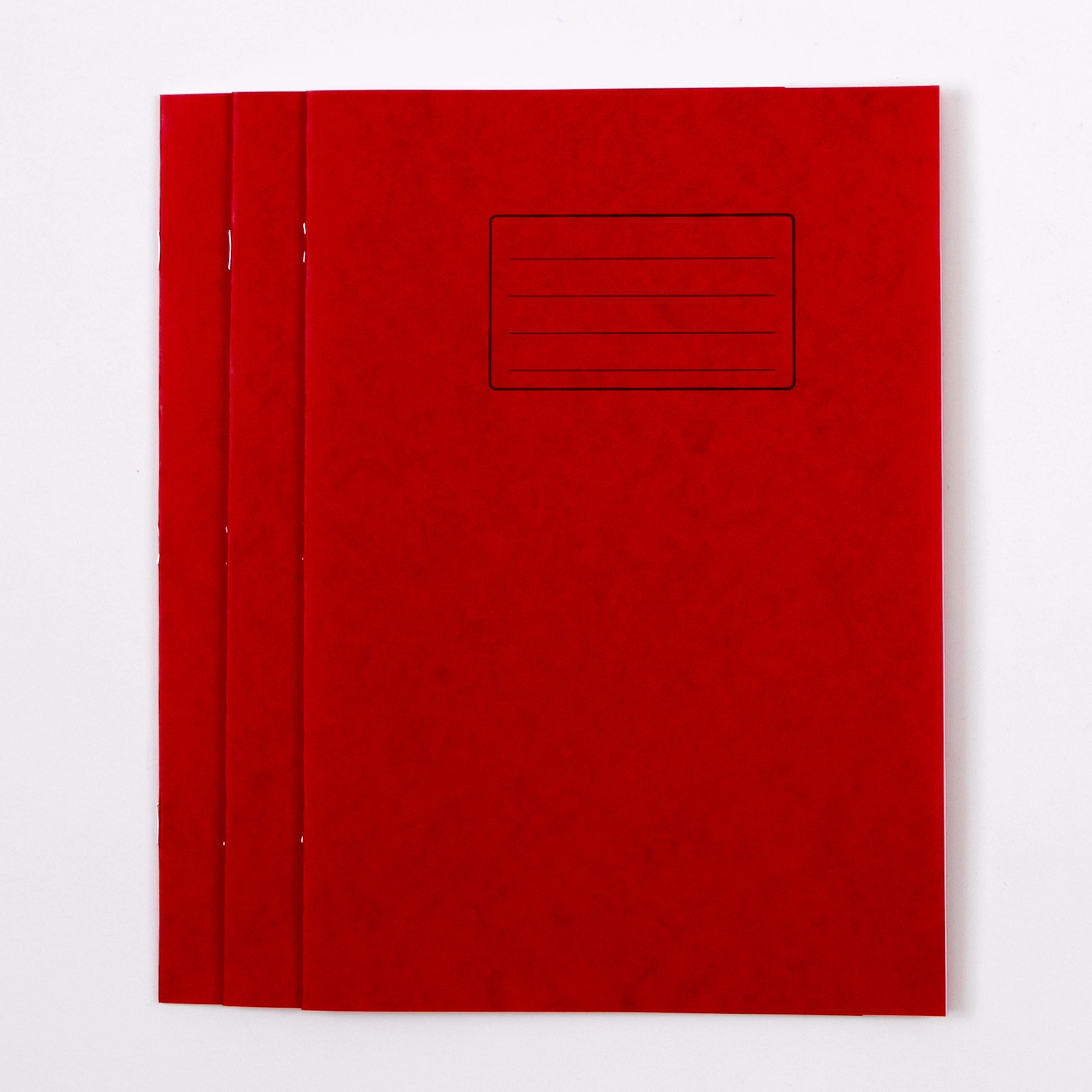 Classmates A4 Exercise Book 32 Page, Plain, Red - Pack of 100
