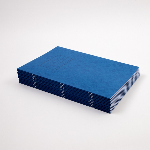 100 Pack Exam Blue Books - 8.5 X 11, 16 Pages Each, Wide Ruled Saddle Stitched Test Books For School, Home & Office
