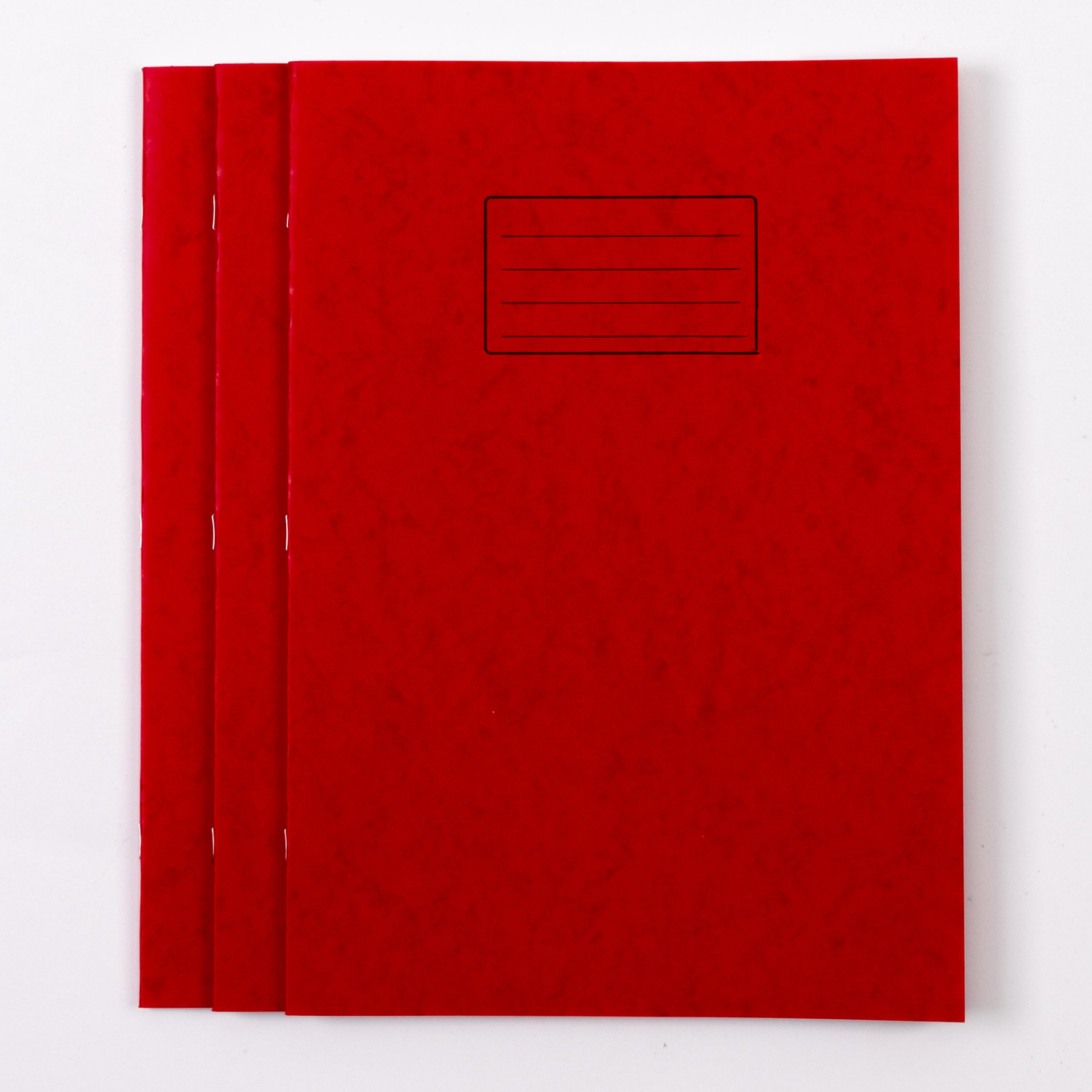 Classmates A4+ Exercise Book 80 Page, Plain, Red - Pack of 50