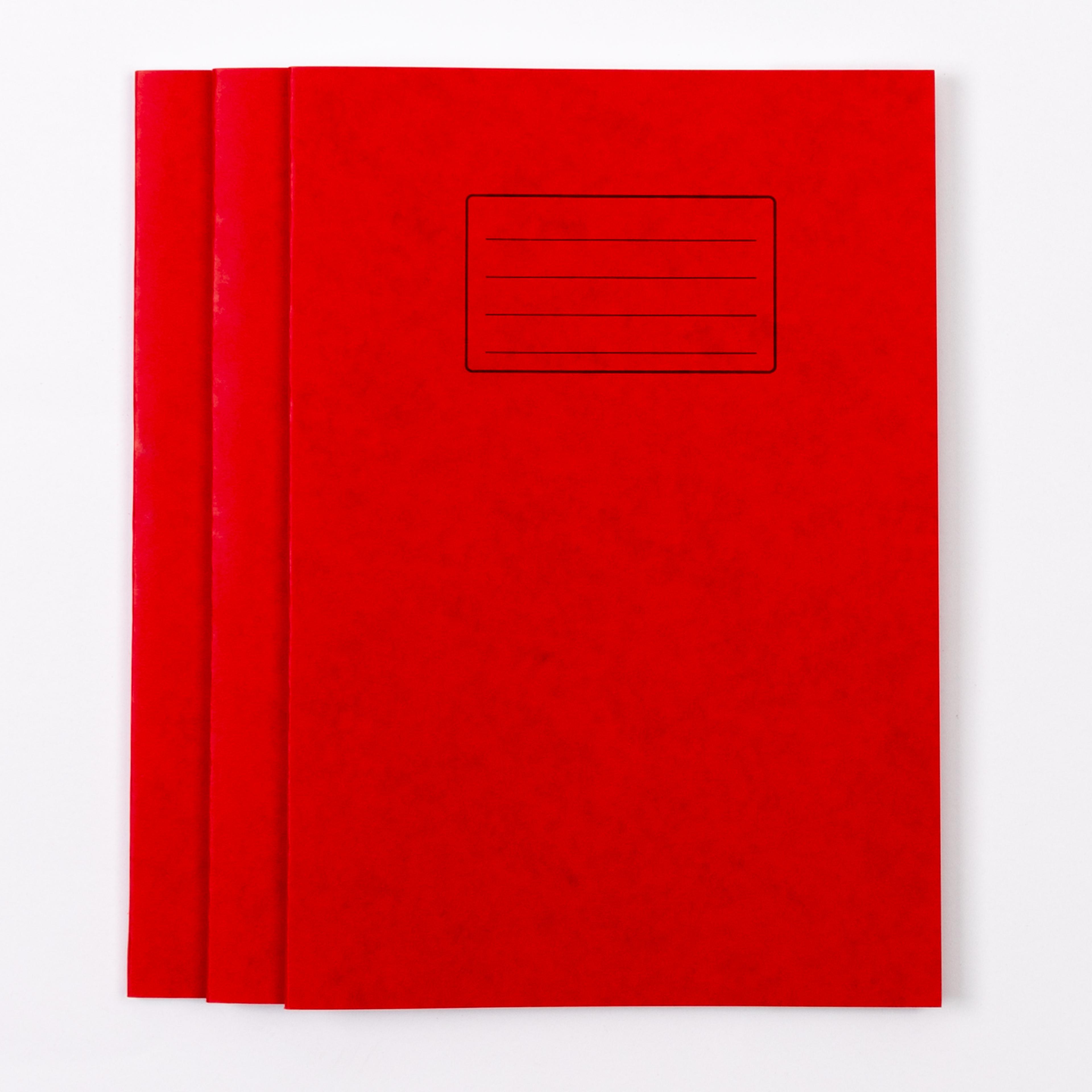 Classmates A4 Exercise Book 64 Page, 6mm Ruled With Margin, Red - Pack of 50