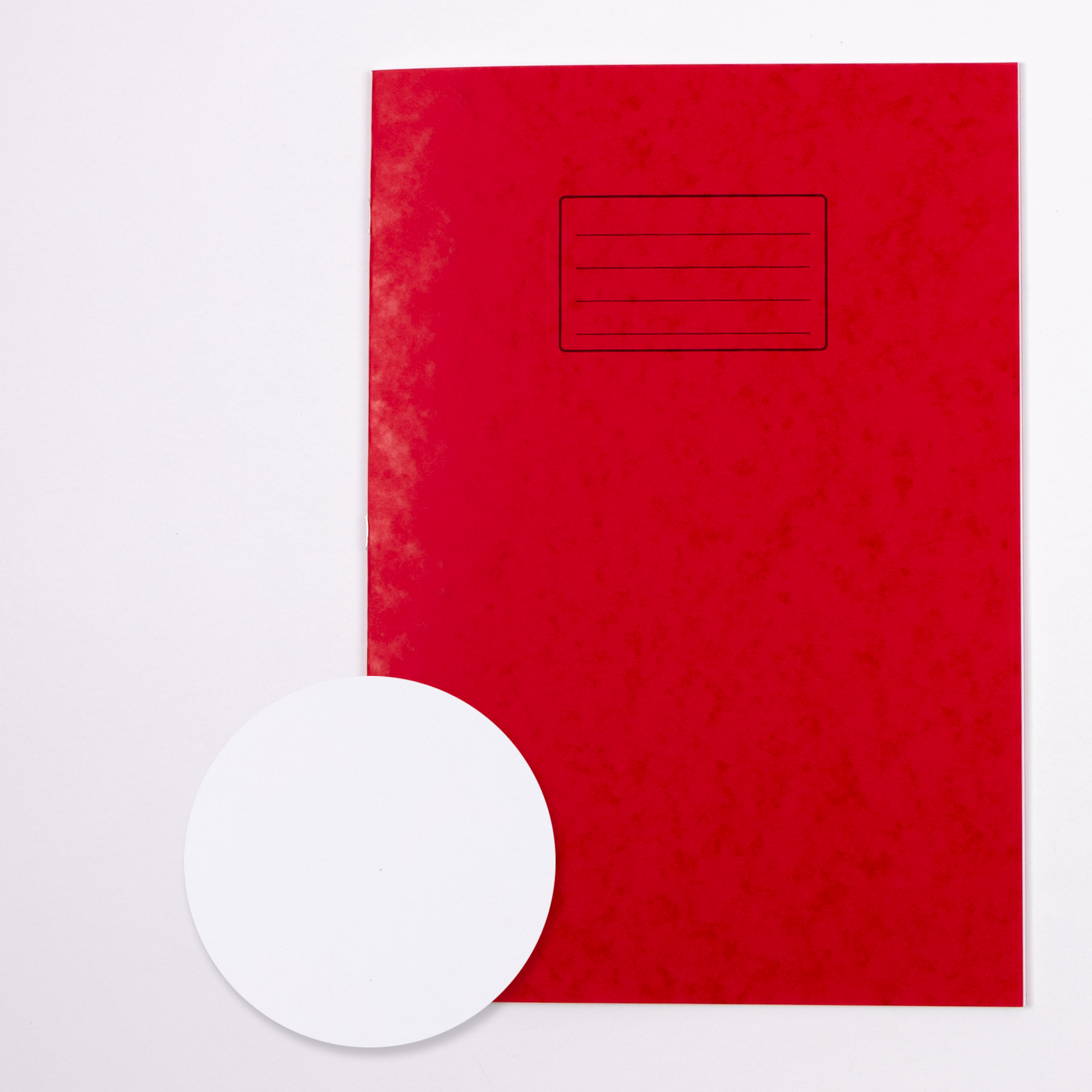 CM A4Plus 24pg Plain Red P50