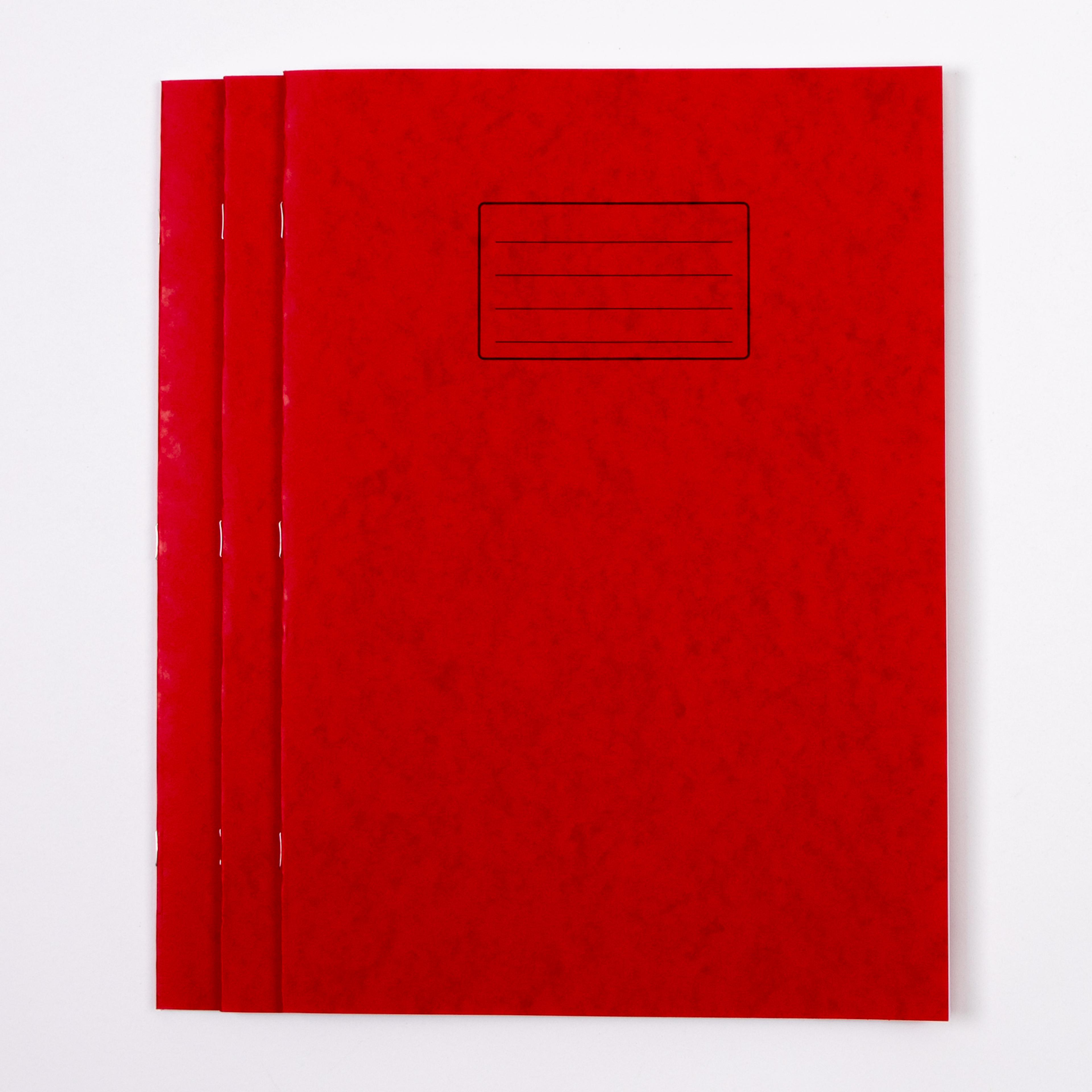Classmates A4+ Exercise Book 24 Page, Plain, Red - Pack of 50