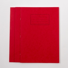 Classmates A4+ Exercise Book 48 Page, 8mm Ruled, Red - Pack of 50