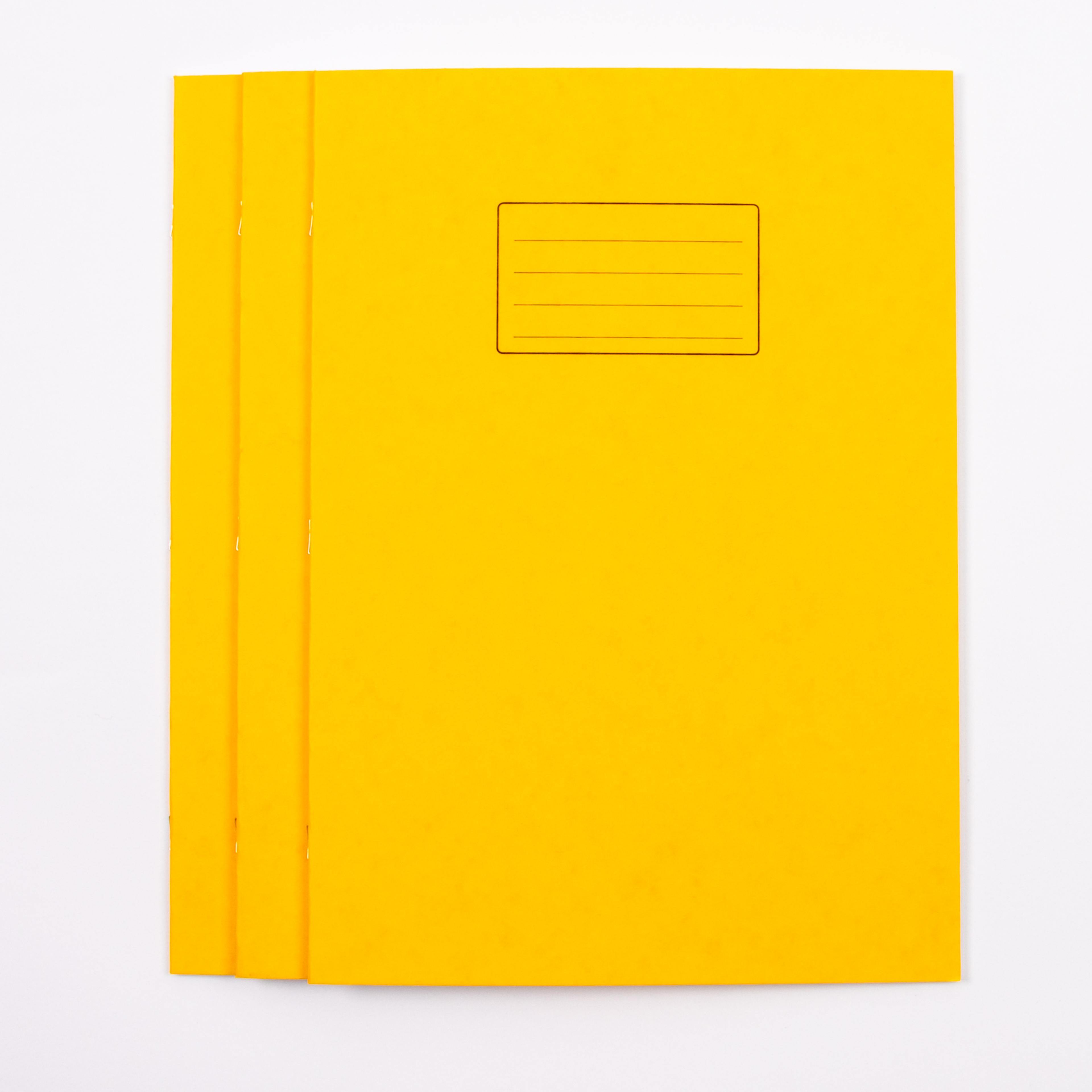 Classmates A4+ Exercise Book 48 Page, 8mm Ruled, Yellow - Pack of 50