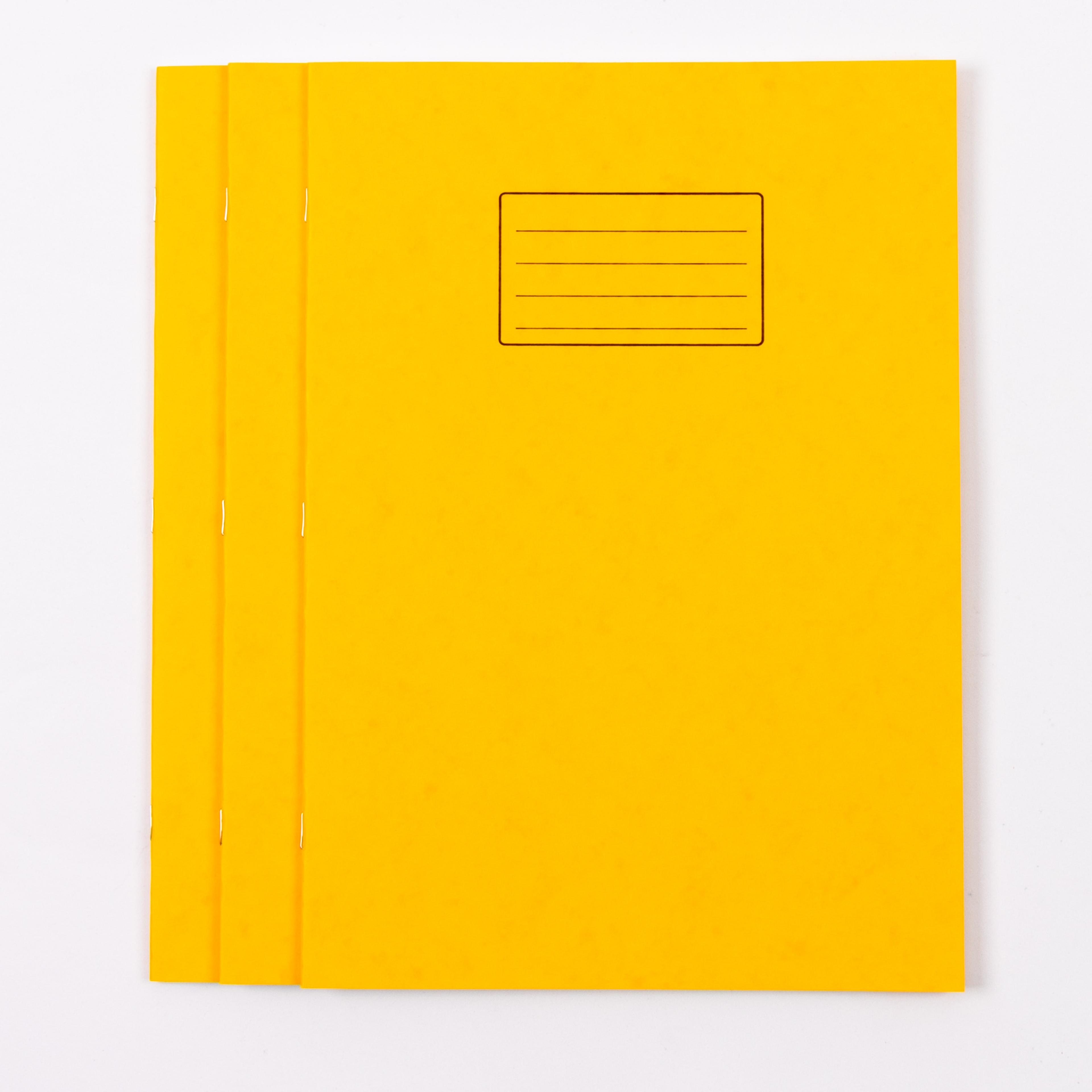 Classmates A4+ Exercise Book 48 Page,10mm Squared, Yellow - Pack of 50