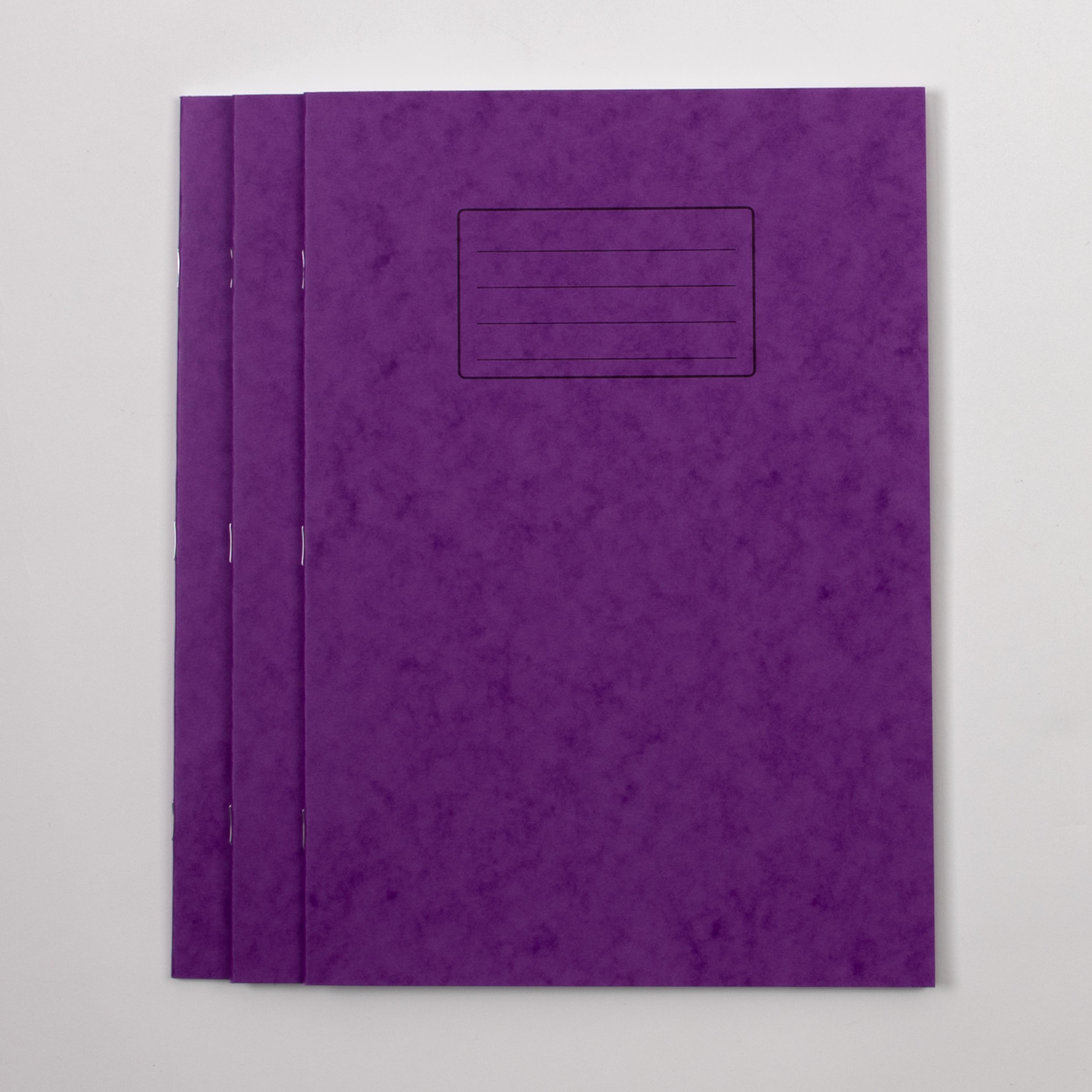 Classmates A4+ Exercise Book 80 Page, 8mm Ruled, Purple - Pack of 50
