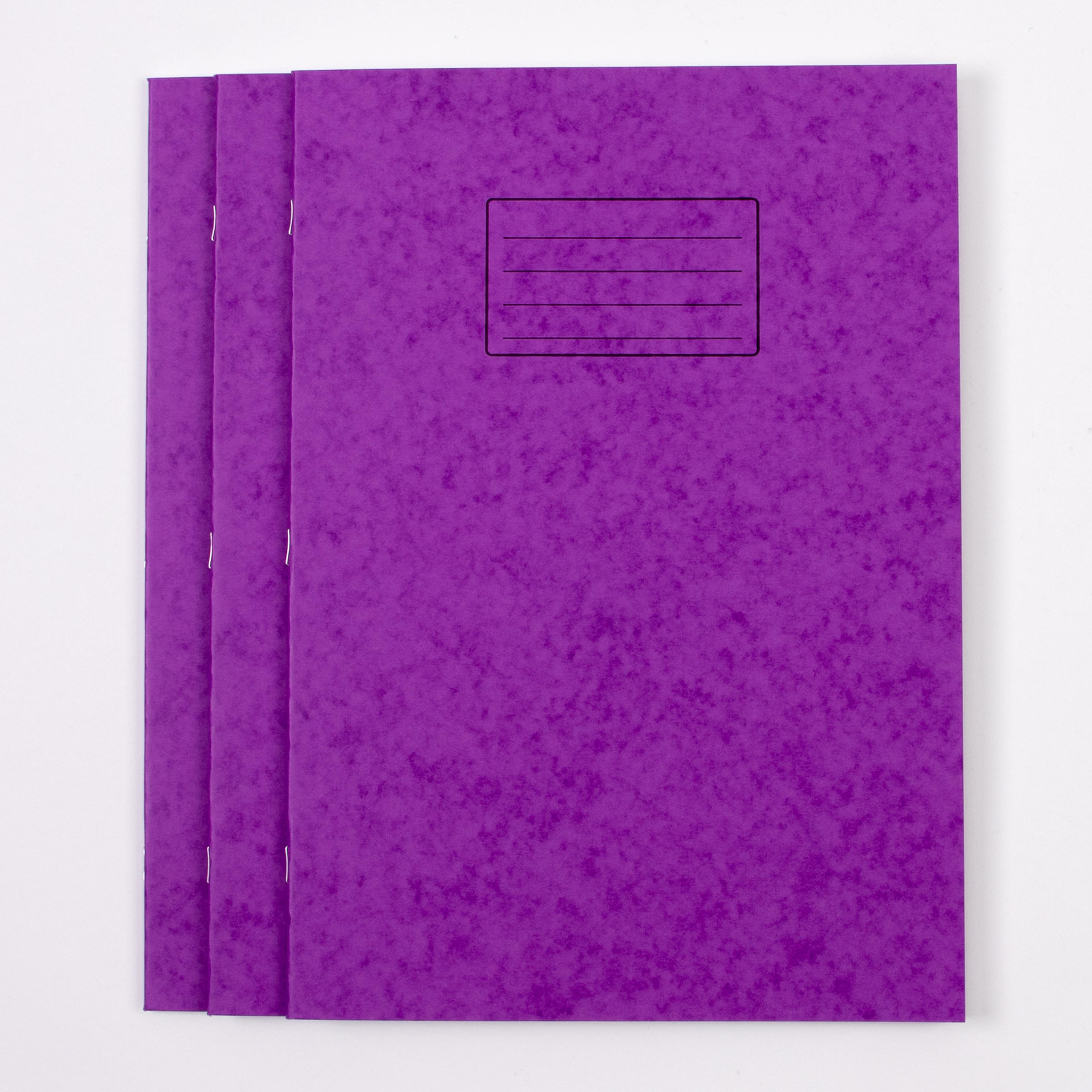 Classmates A4+ Exercise Book 80 Page, 10mm Squared, Purple - Pack of 50