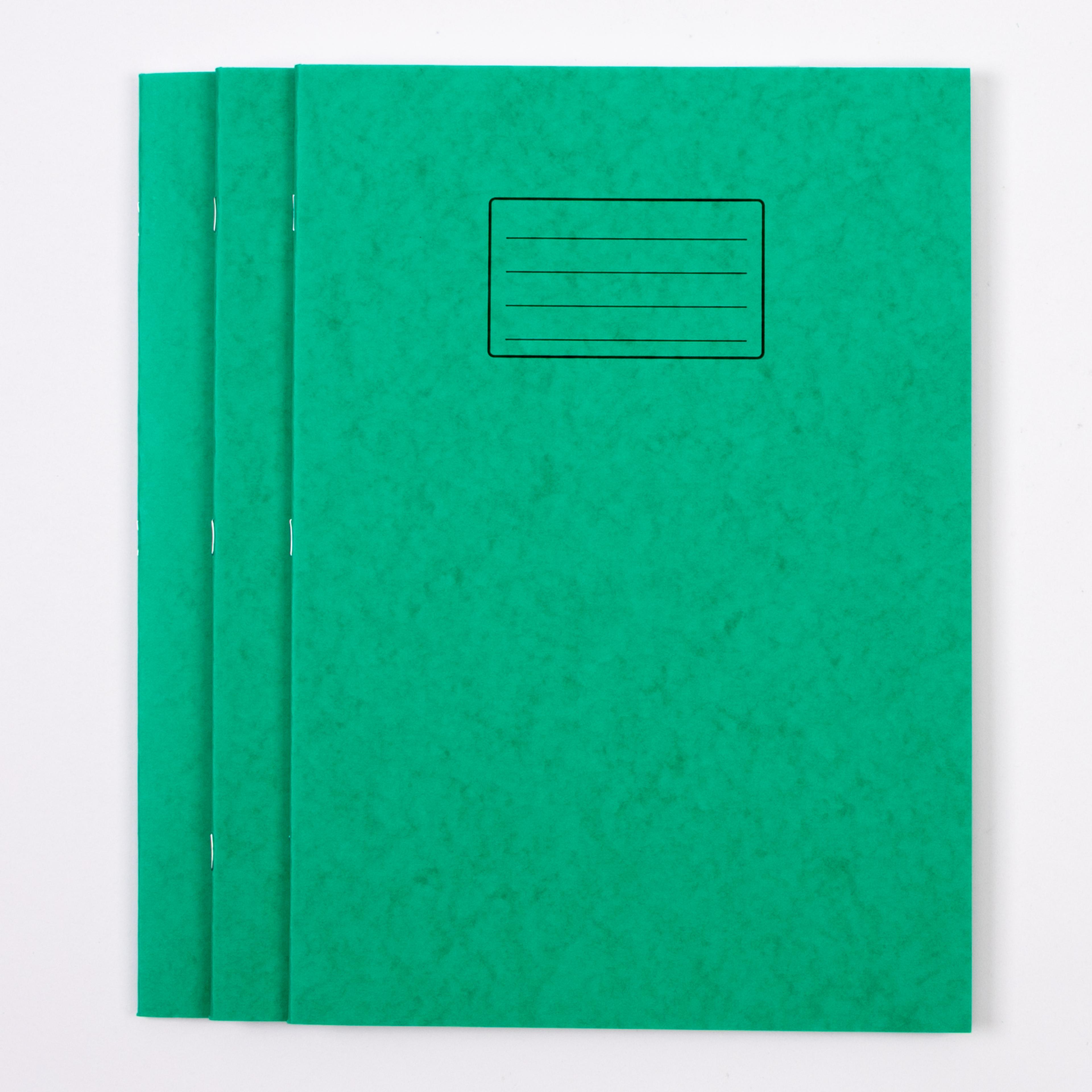 Classmates A4+ Exercise Book 80 Page, 10mm Squared, Green - Pack of 50