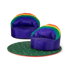 Rainbow Bundle - Two Chairs and One Mat