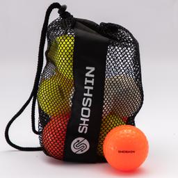 SHOSHIN Hockey Ball Set - Dimple - Assorted - Pack of 12