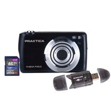 PRAKTICA Luxmedia BX-D18 Digital Camera Kit inc 32GB SD Card and Card Reader