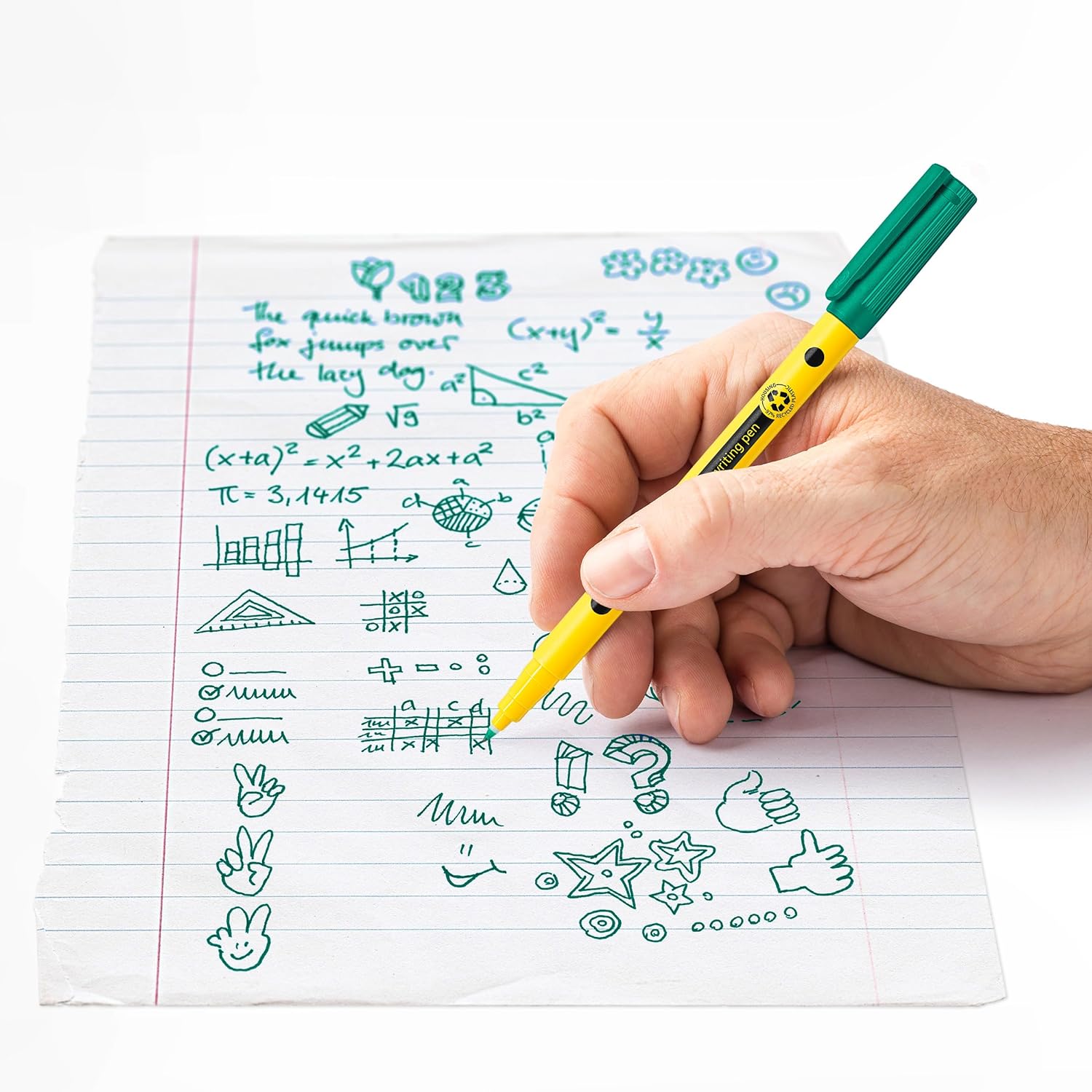 CP00056595 STAEDTLER Noris Handwriting Pen Green Pack of 50