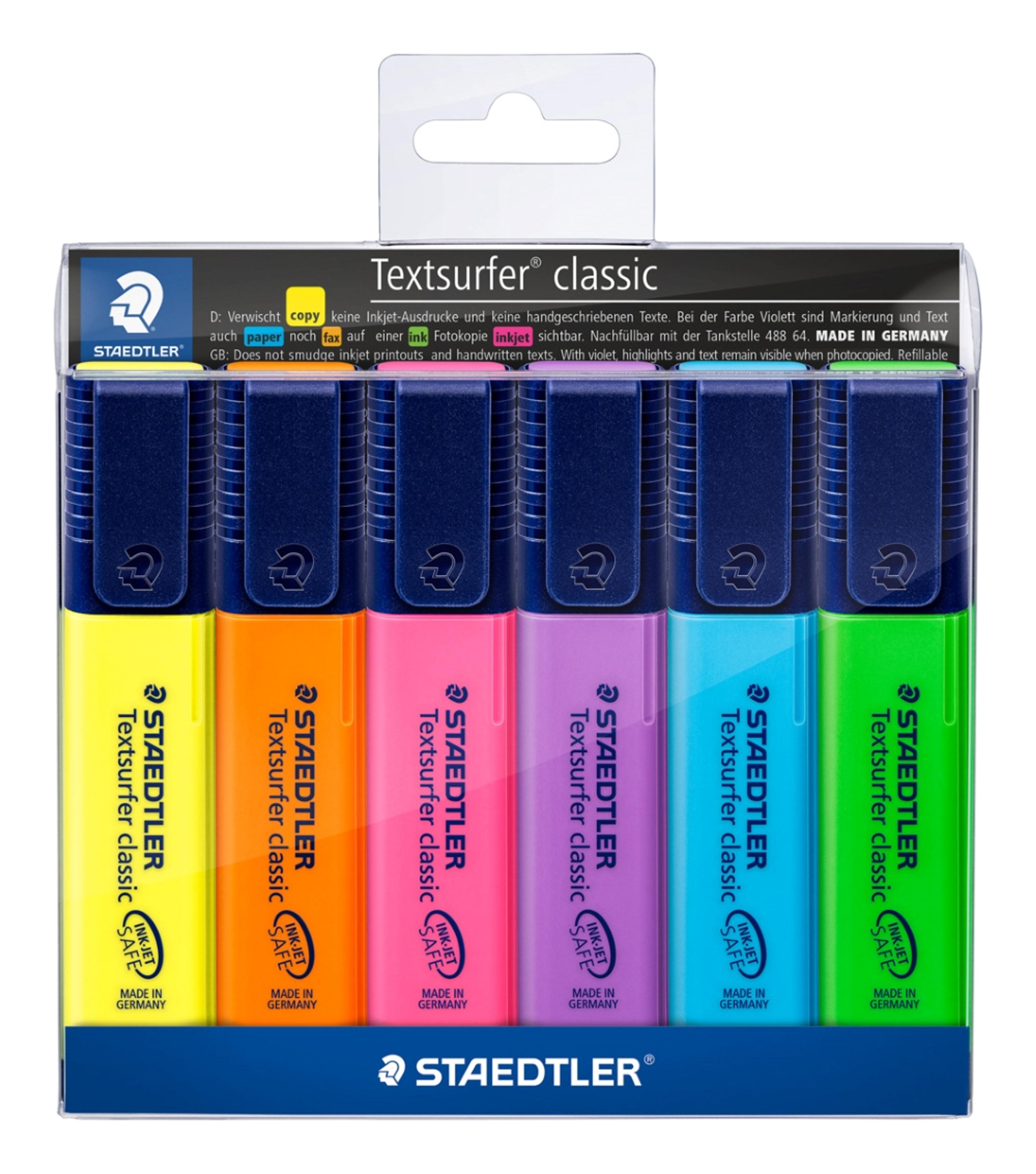 STAEDTLER Highlighters - Assorted - Pack of 6 