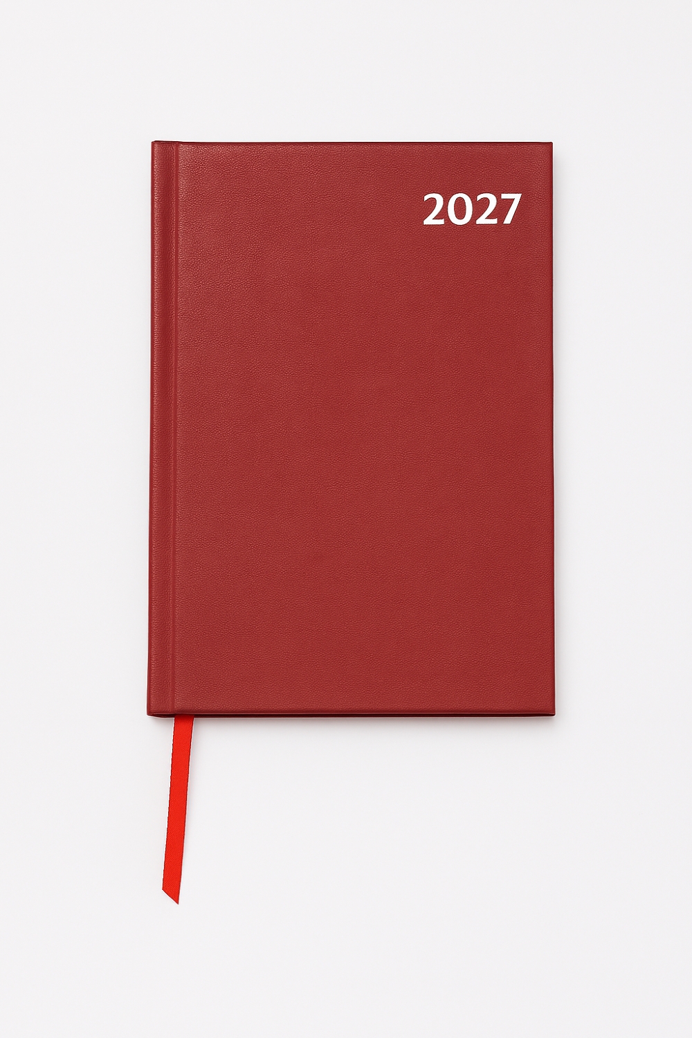 CM A5 Week To View Cal Diary Red 2027