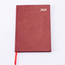 Classmates A5 Week to View Calendar Diary - Red - 2025 - Pack of 1