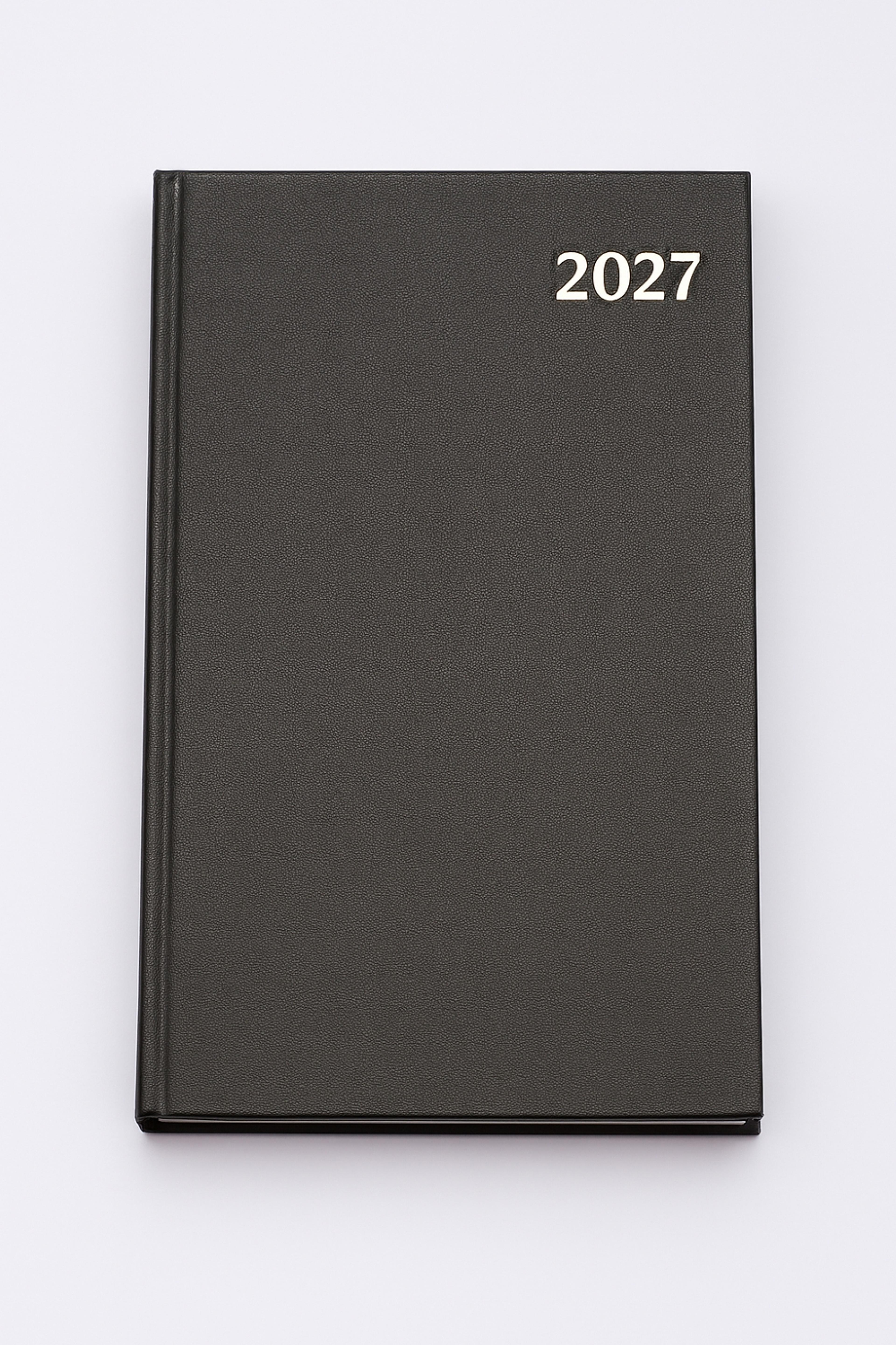 Classmates A5 Day Per Page Calendar Diary - Black - 2027 - Each
