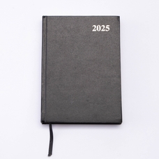Classmates A5 Day Per Page Calendar Diary - Black - 2025 - Each