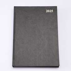 Classmates A4 Day Per Page Calendar Diary - Black - 2025 - Each