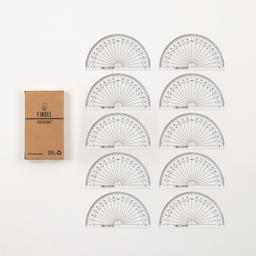 Findel Everyday Protractor Pack of 10