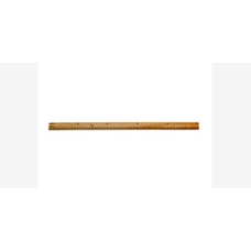 Hardwood Half Metre Ruler - cm/mm