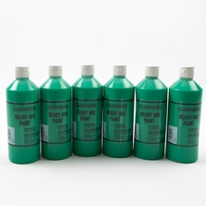 Classmates Ready Mixed Paint - Green 500ml - Pack of 6
