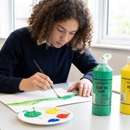 Classmates Ready Mixed Paint - Assorted - 500ml - Pack of 6
