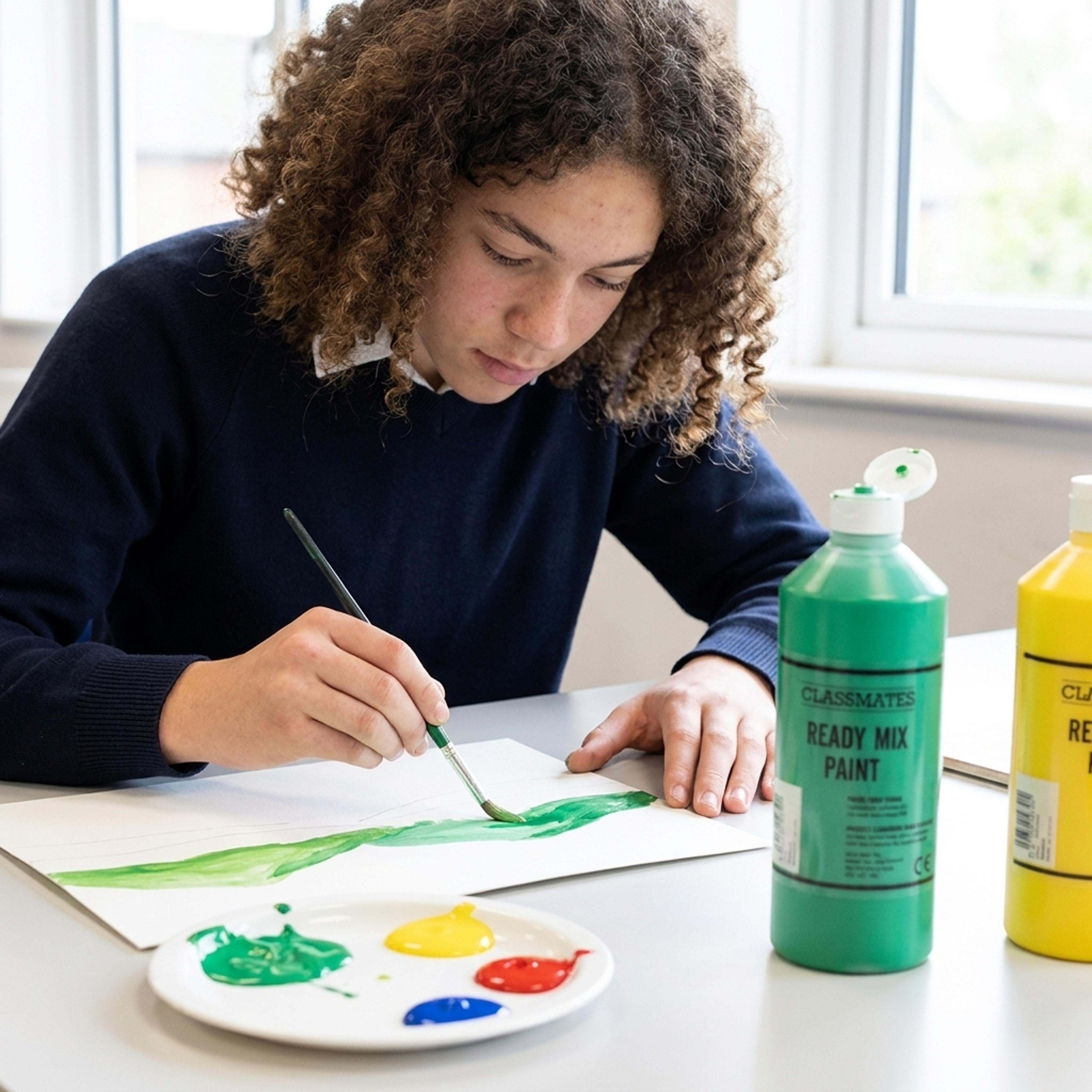 Classmates Ready Mixed Paint - Assorted - 500ml - Pack of 6