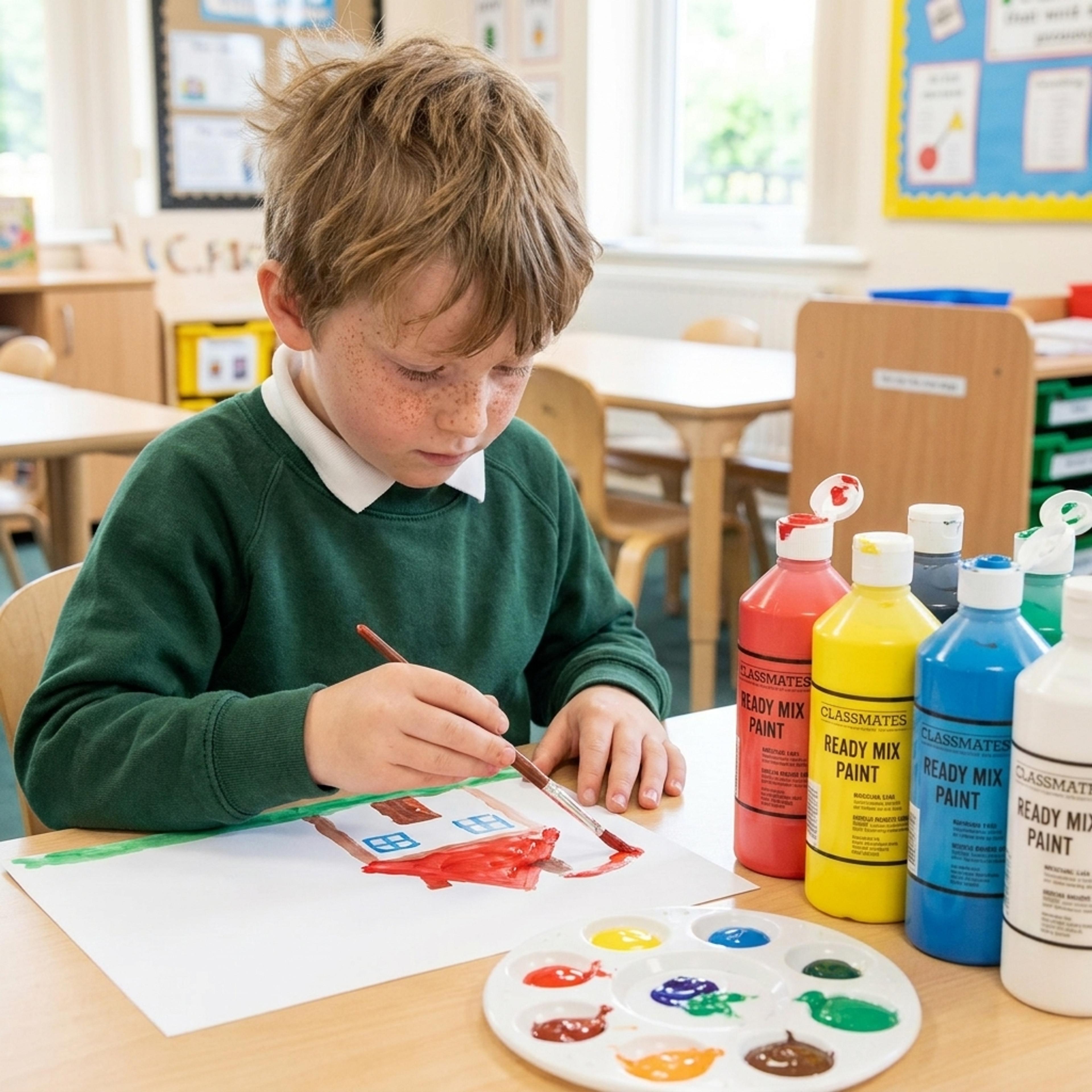 Classmates Ready Mixed Paint - Assorted - 500ml - Pack of 20