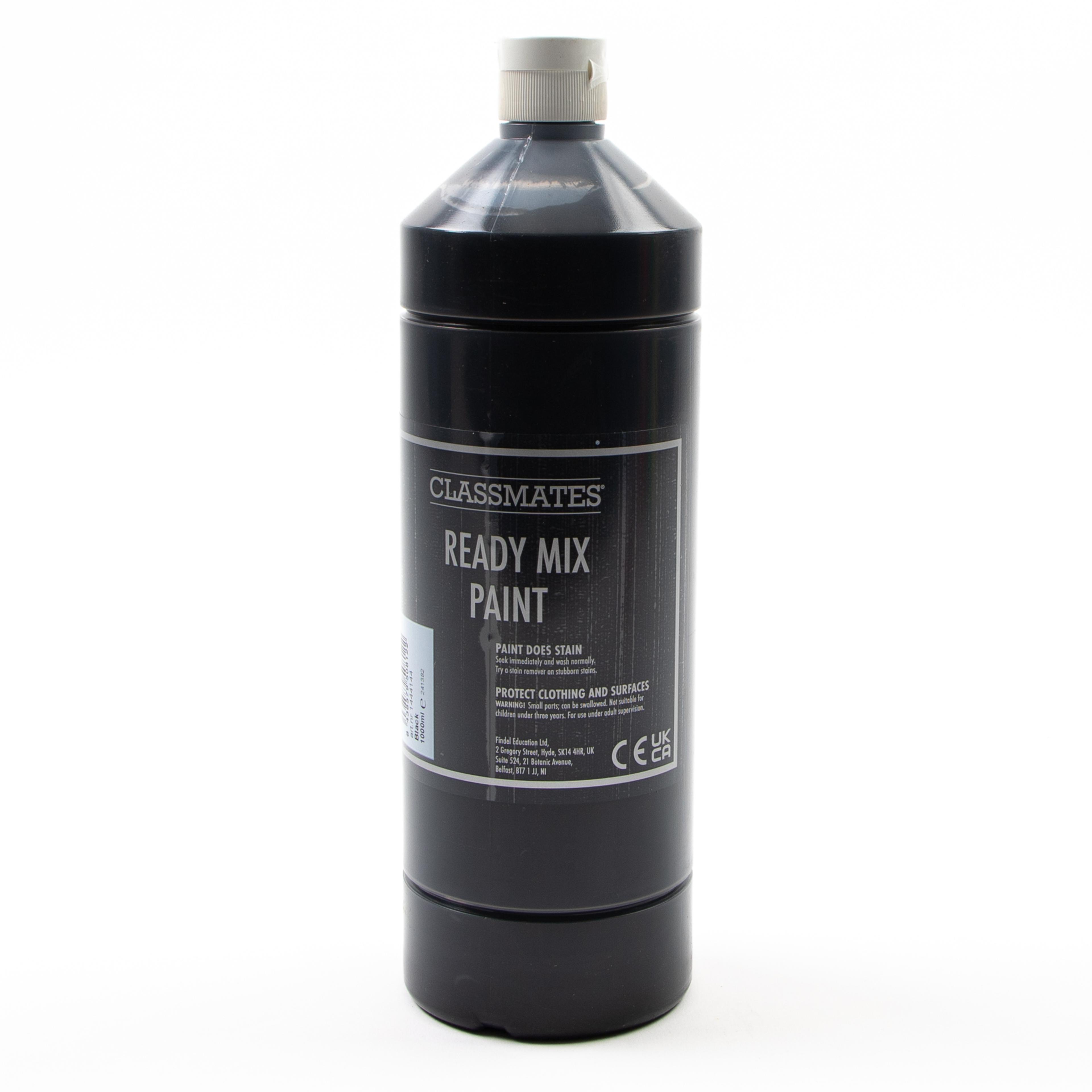Classmates Ready Mixed Paint - Black - 1L