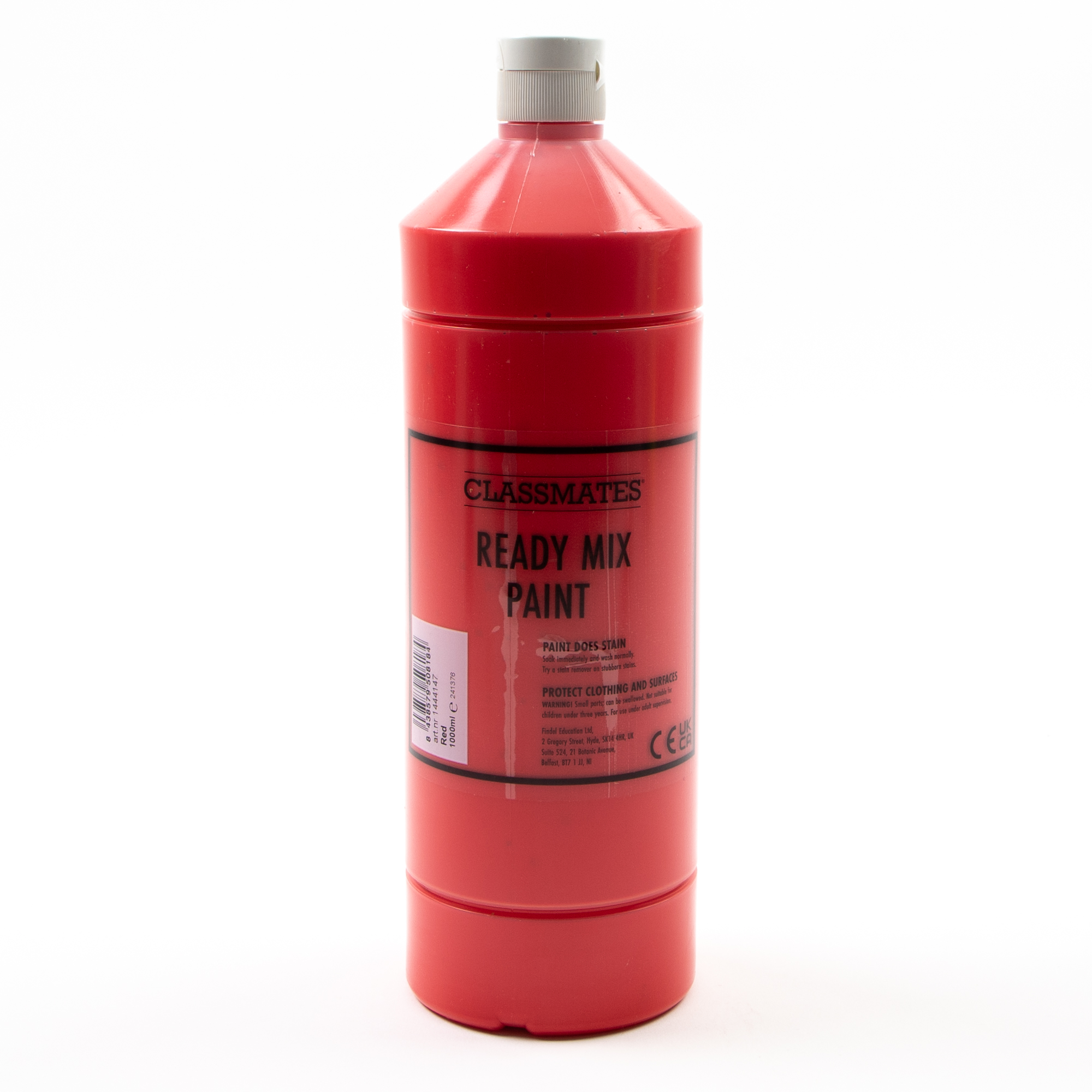 CM Ready Mixed Paint - Red - 1L