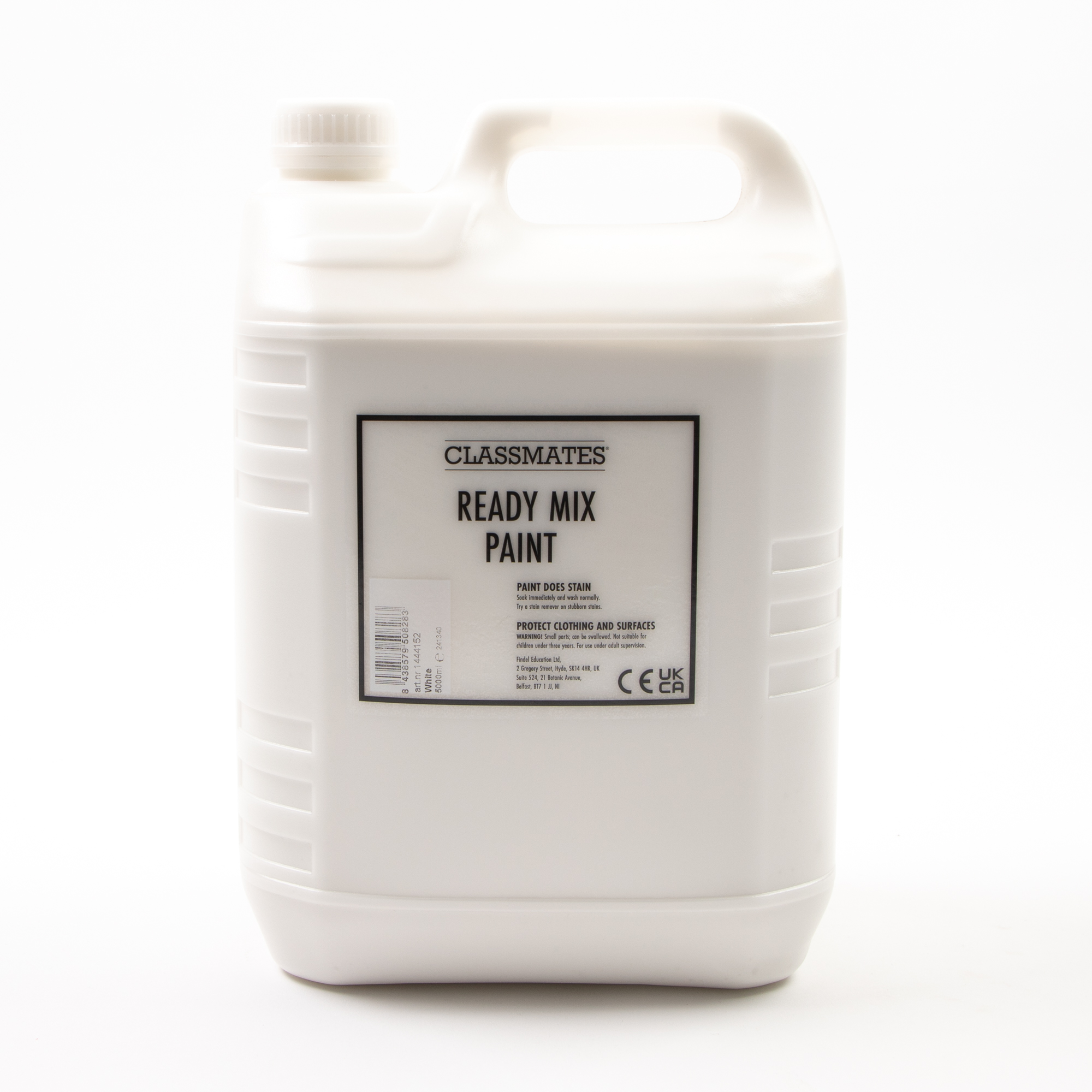 Classmates Ready Mixed Paint - White - 5L