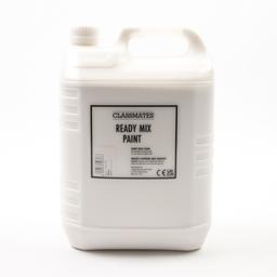 Classmates Ready Mixed Paint - White - 5L