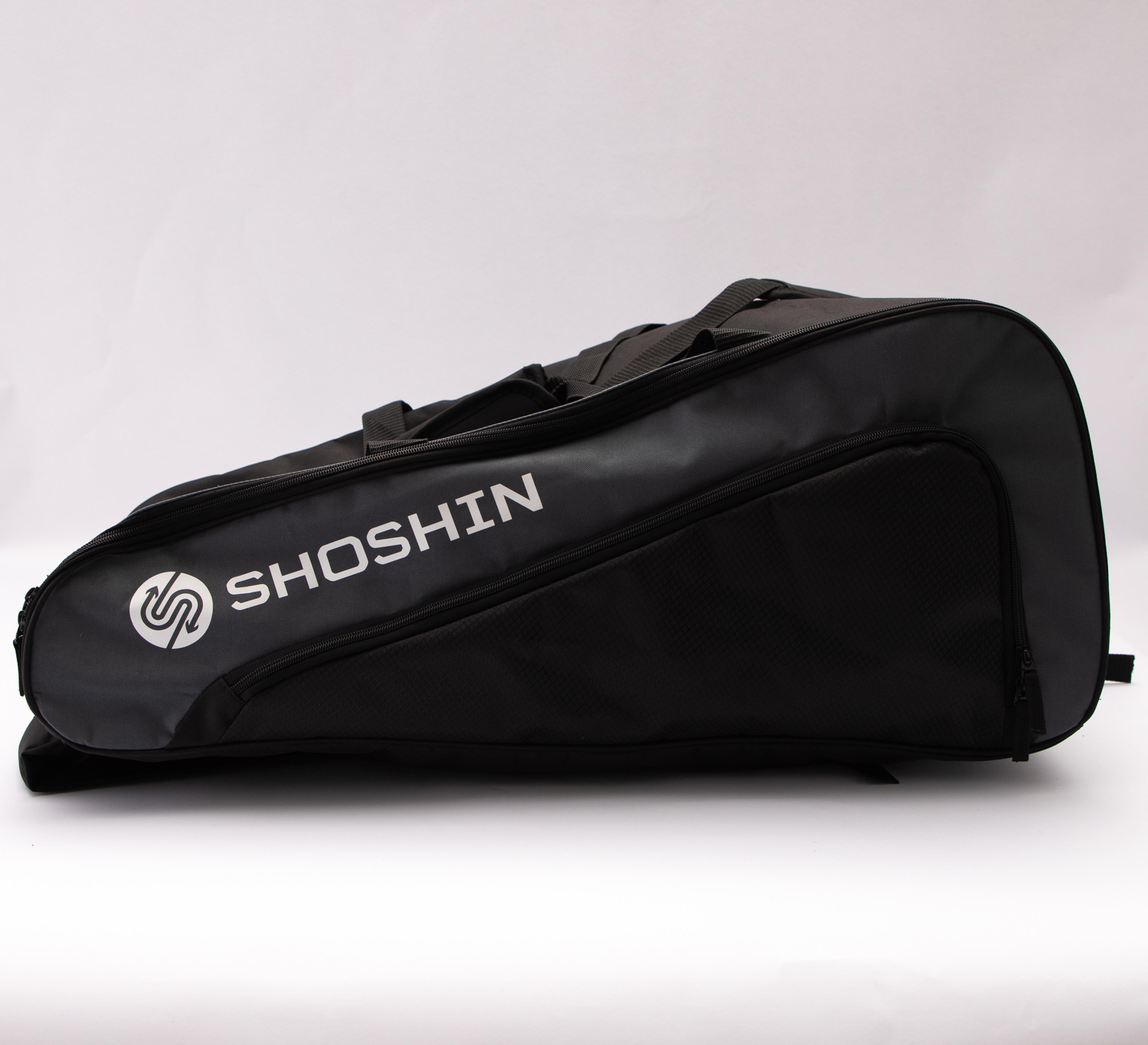 SHOSHIN Racquet Bag - Black/Grey