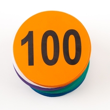 Findel Everyday Number Spot Floor Markers - 1-100