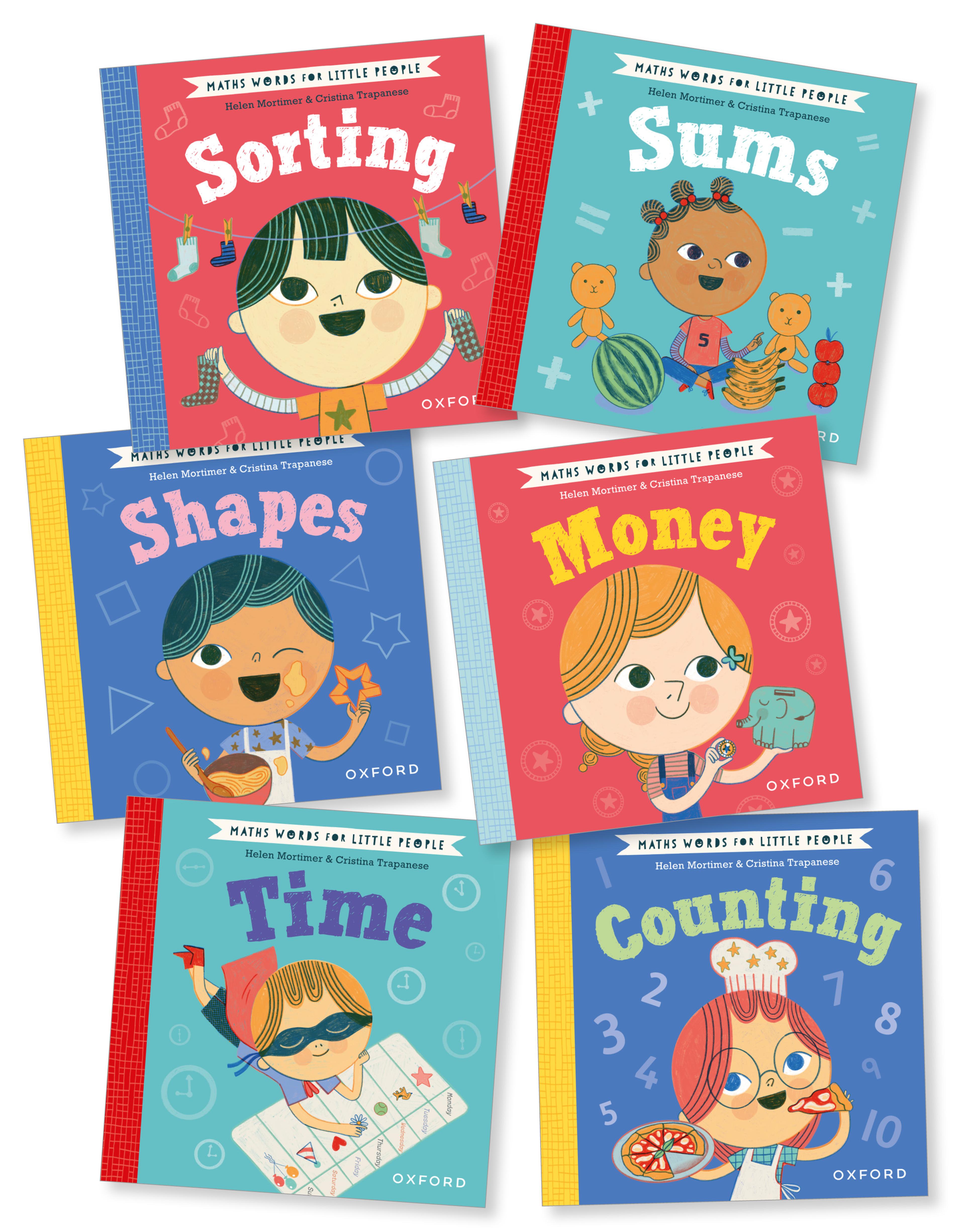 Oxford Maths Words for Little People - Pack of 6
