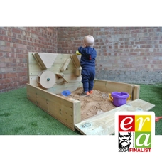 Under 2's Crawl in Sandpit with Activity Wall from Hope Education