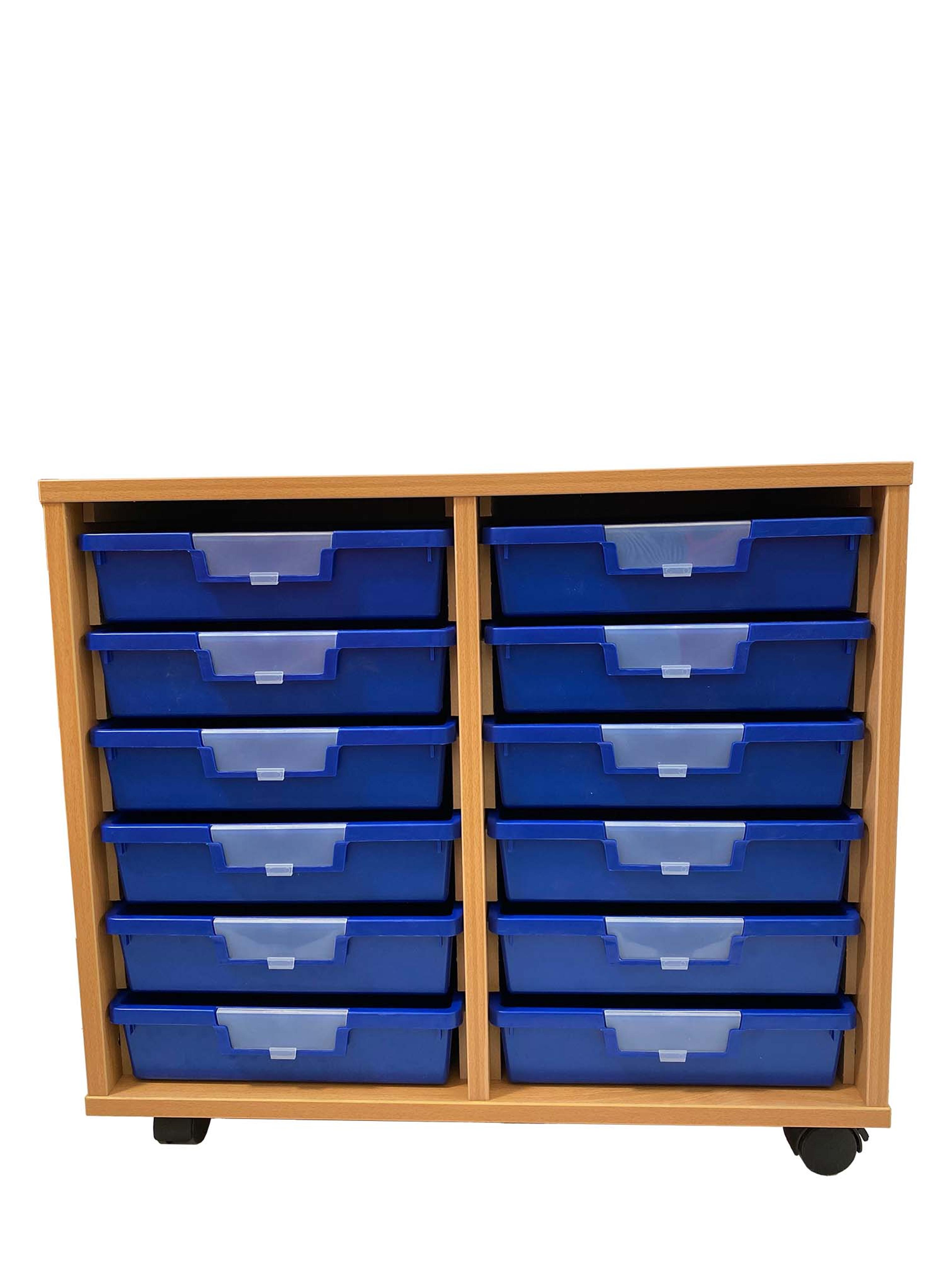 Findel Everyday Double Column with 12 Blue Trays