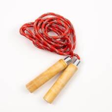Findel Everyday Wooden Handle Skipping Rope - Red - 10ft