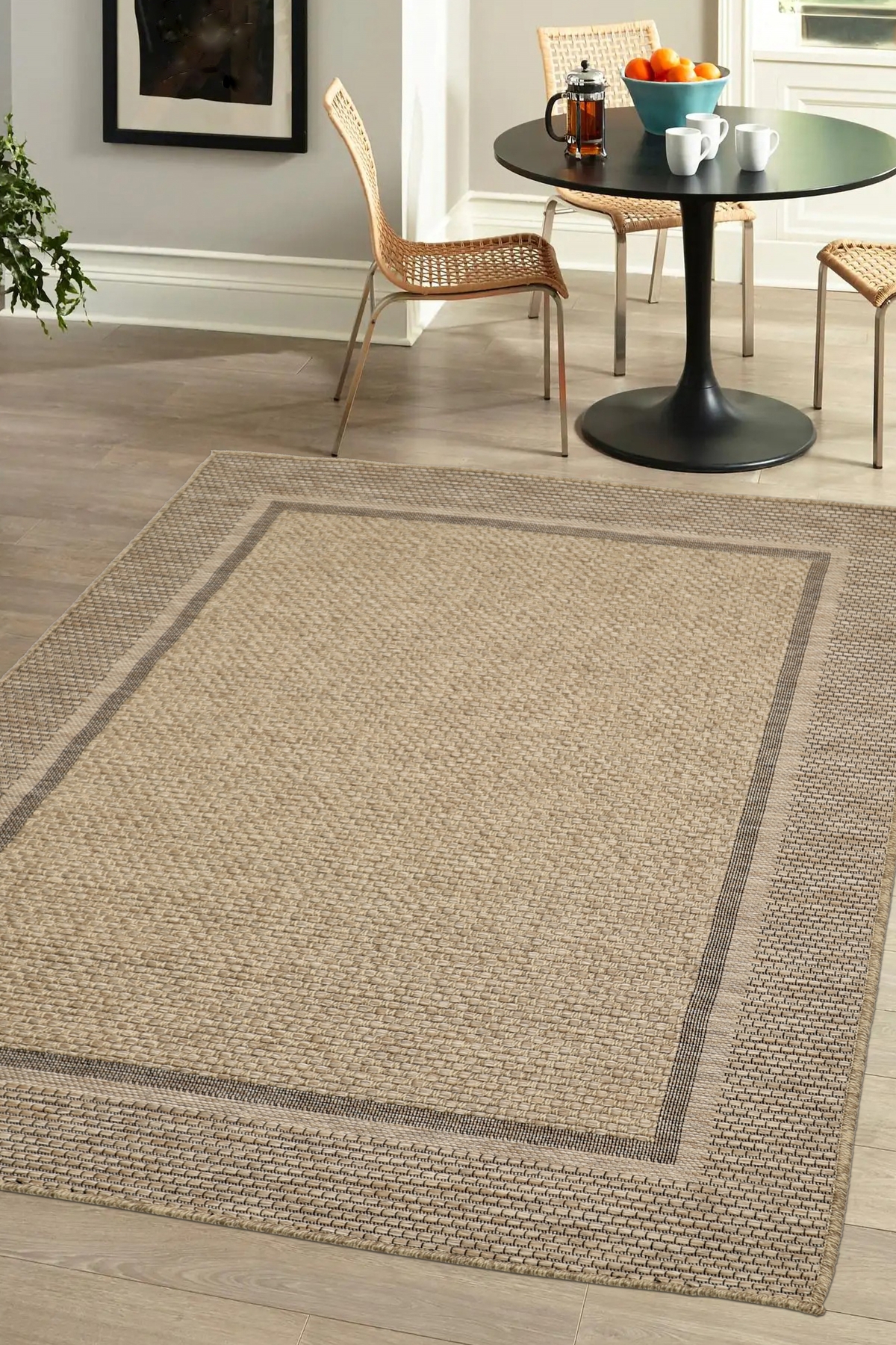 Natural Rugs Small Natural Summer indoor / Outdoor flatweave Rug - Small | HP00056900 | Hope