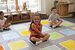 Kit for Kids Rainforest Squares Placement Carpet - 3m x 3m 