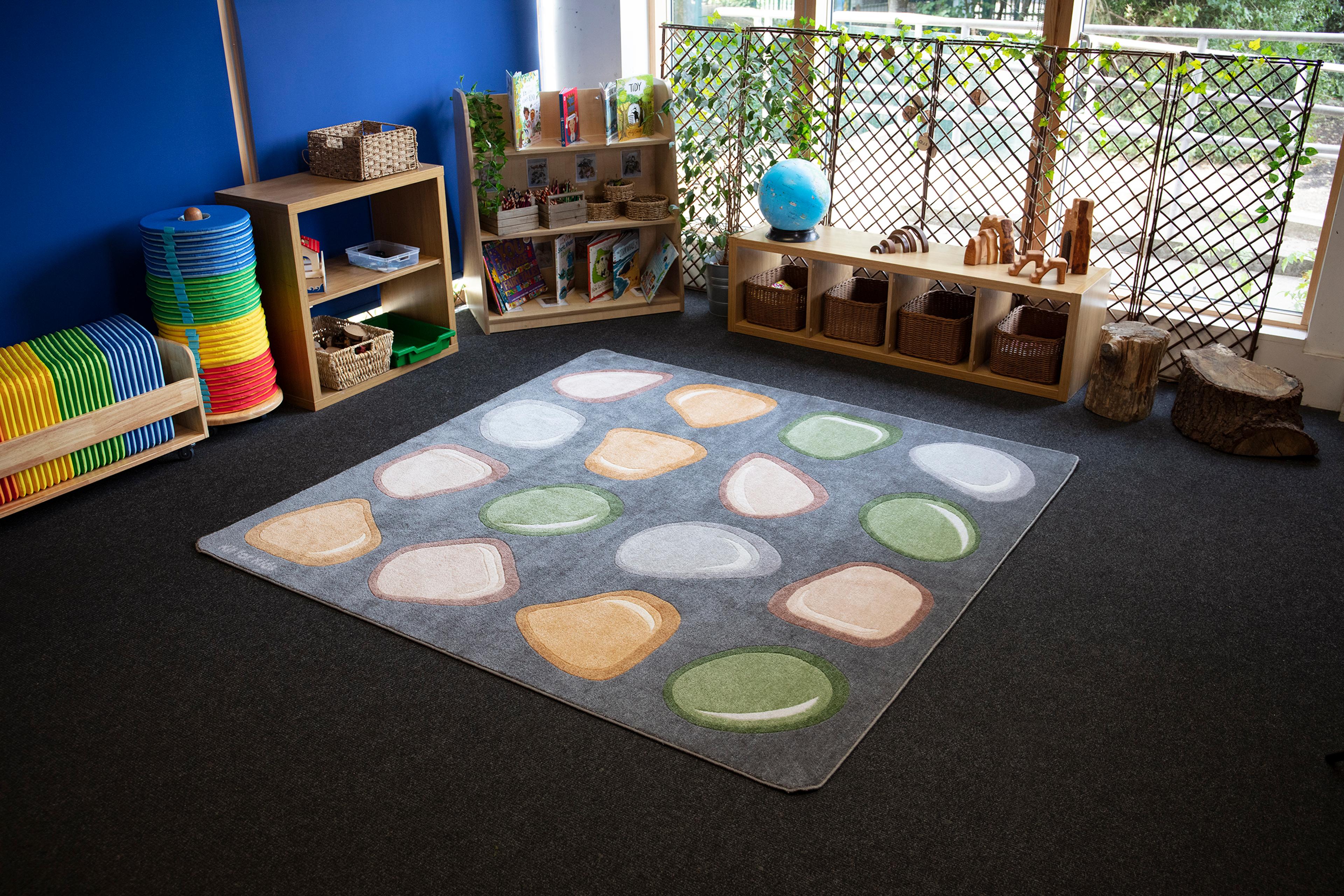 Kits for Kids Natural World Pebble Carved Carpet -  2m x 2m 
