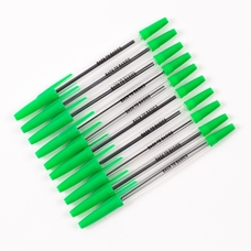 Back To Basics Ballpoint Pen - Green - Pack of 50