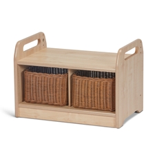 Millhouse Under 2s Low Level Storage Bench with Baskets