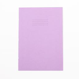 RHINO A4 Exercise Book, 32 Page, 20mm Squared, Purple - Pack of 100