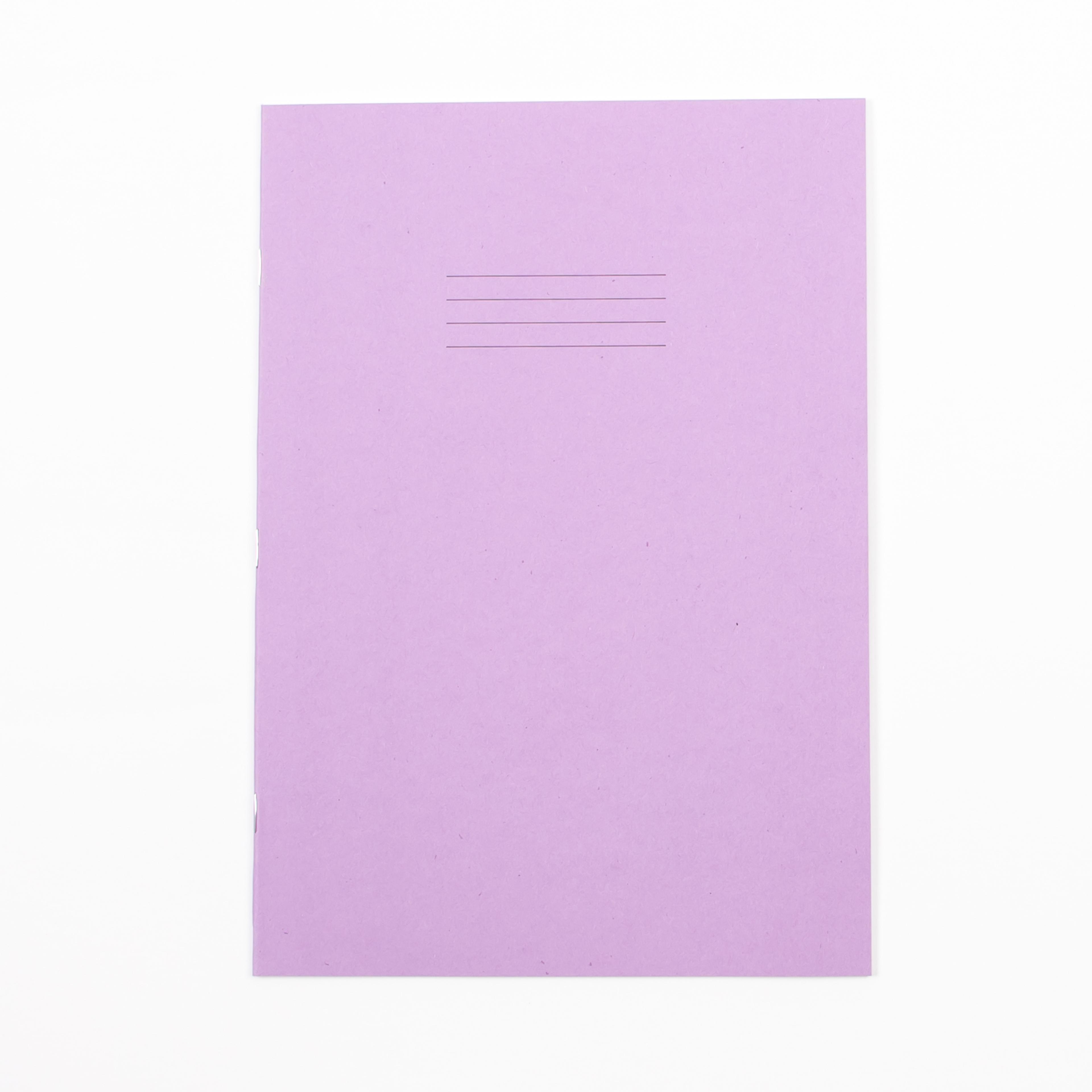 RHINO A4 Exercise Book, 32 Page, 20mm Squared, Purple - Pack of 100