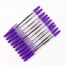 Back To Basics Ballpoint Pen - Purple - Pack of 50
